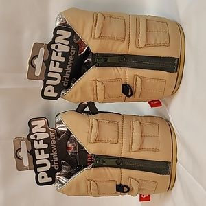 Puffin drinkwear beverage koozie can cooler. NWT